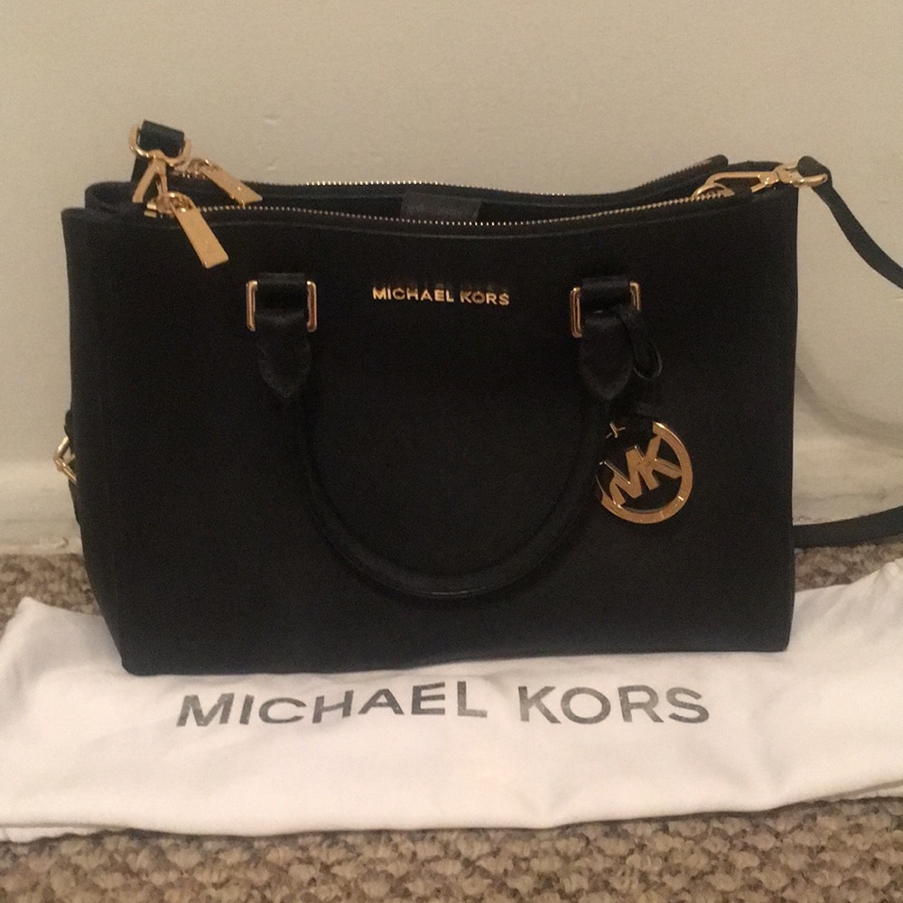 Michael Kors Sutton Leather Satchel